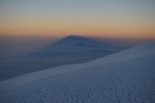 Mt. Meru in the shadow of Mt. Kilimanjaro.